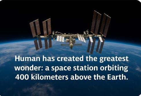 Humanity’s Greatest Wonder: The Space Station Orbiting 400 Kilometers Above Earth