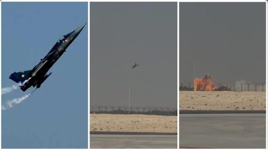 Tejas Fighter Jet Crash at Dubai Airshow 2025
