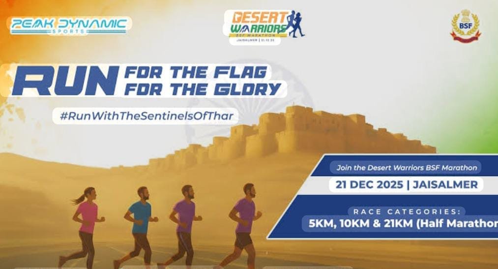 Desert Warriors BSF Marathon 2025: A Powerful Run of Patriotism, Fitness and Unity in the Thar Desert